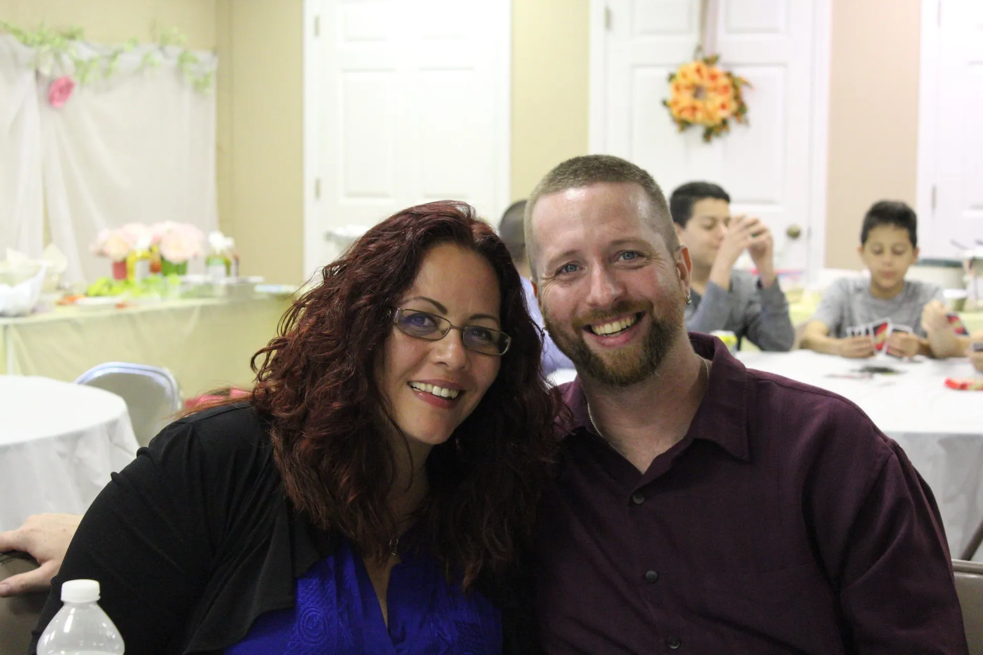 New Walk Church family welcoming visitors